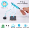 Foldable UV Sanitizer Light Handheld Germ Kill Sterilizer Wand UVC Disinfection Lamp For Tablet PC Phone Toys Wardrobe Toilet